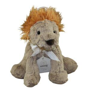 Snug Lion Plush Infant Toddler Stuffed Animal Toy Brown Orange 9" Soft Lovey NWT